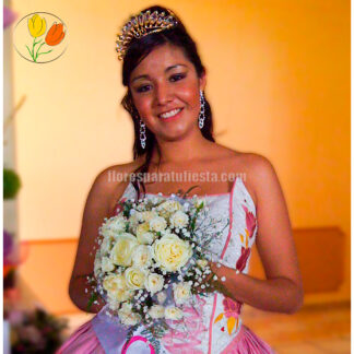 Ramo redondo de rosas