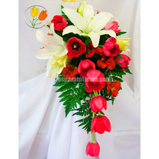 Ramo de lilis y tulipan